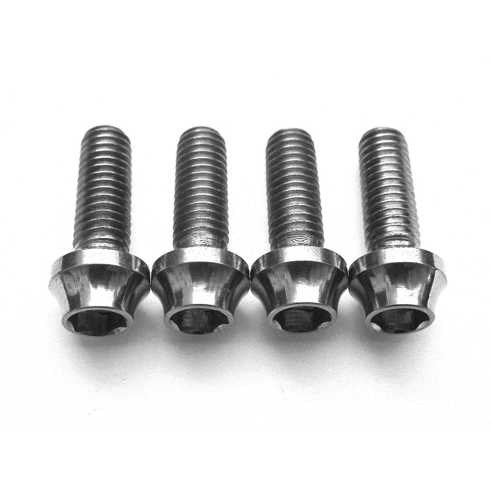 MT ZOOM Taper Head Ti Caliper Bolts x 4 2.7g