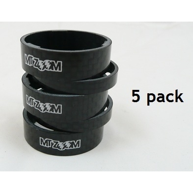 MT ZOOM Ultralight Carbon Spacer 5 pack 