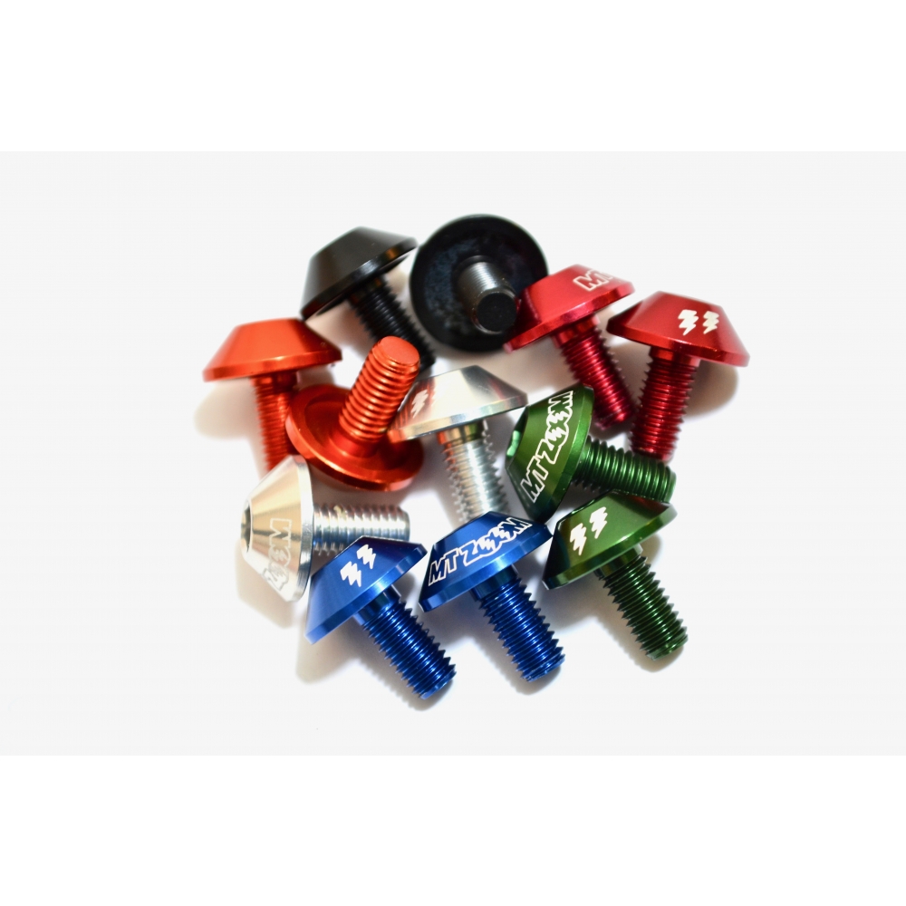 MT ZOOM SHROOM BOTTLE CAGE BOLTS X2  6 colours