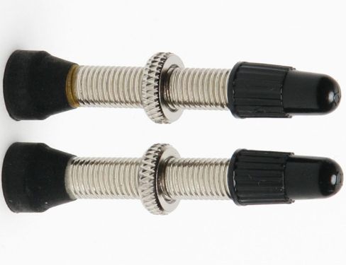No Tubes Universal Valve Stems Pair