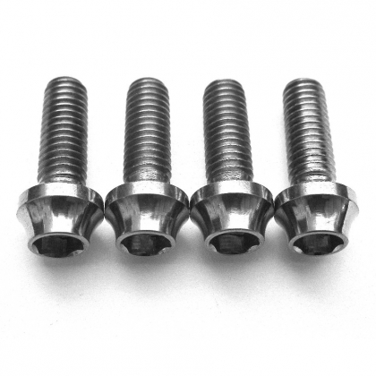 MT ZOOM Taper Head Ti Caliper Bolts x 4 2.7g