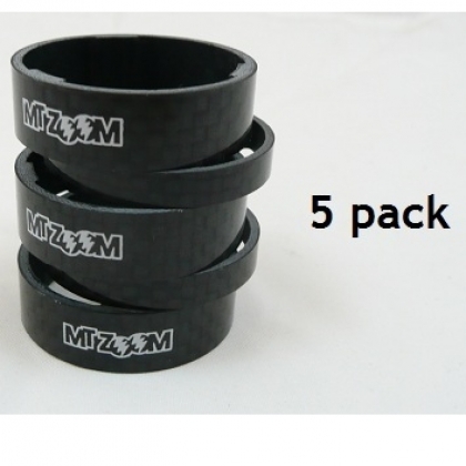 MT ZOOM Ultralight Carbon Spacer 5 pack 