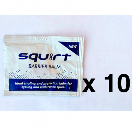 SQUIRT CHAMOIS CREAM/BARRIER BALM SACHETS x10