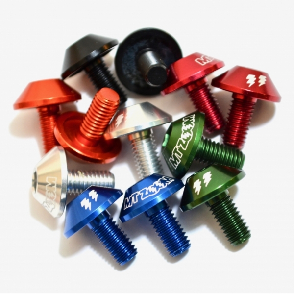 MT ZOOM SHROOM BOTTLE CAGE BOLTS X2  6 colours